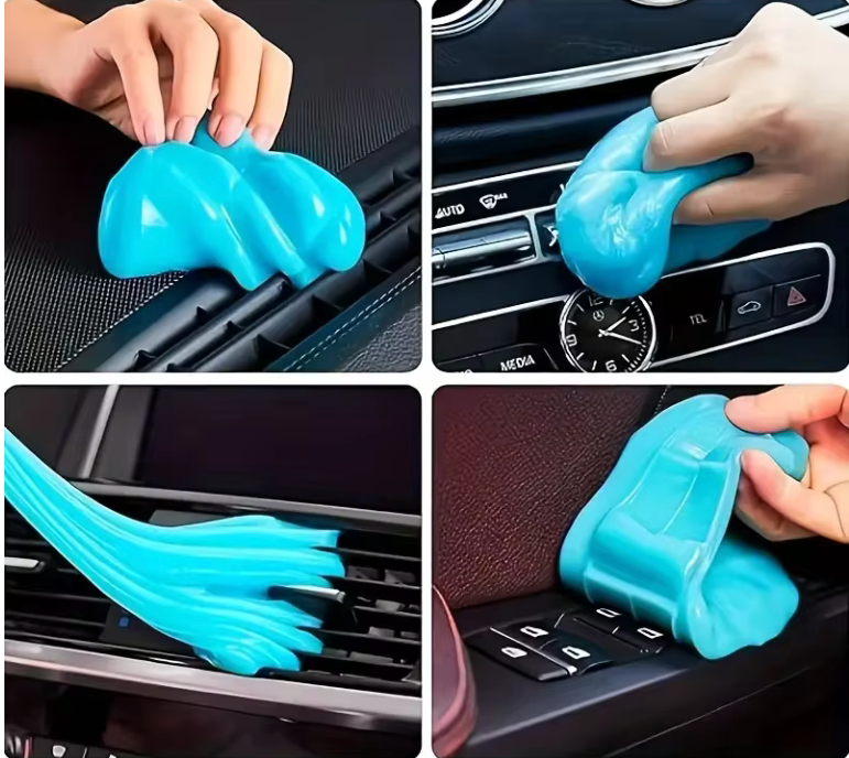 Car Cleaning Gel Slime Magic Mud Automobile Air Vent Computer Keyboard Dirt Dust Remover Gel Car Wash Interior Cleaning Tool