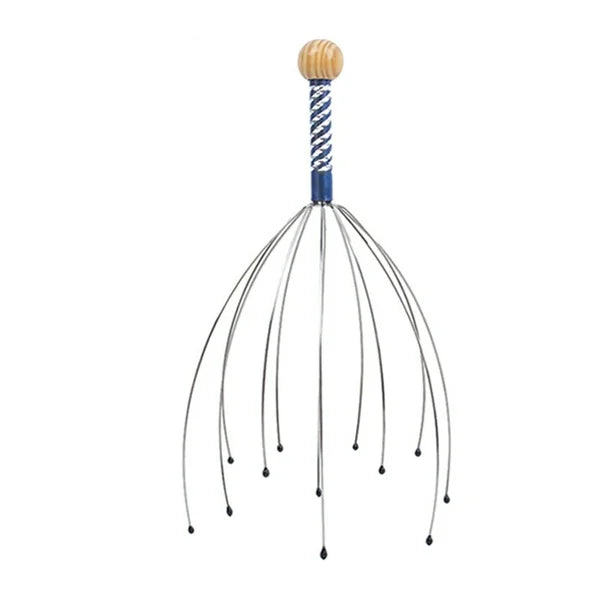 Octopus Head Massager Scalp Massager Relaxation Tiredness Metal Head Relax Massager