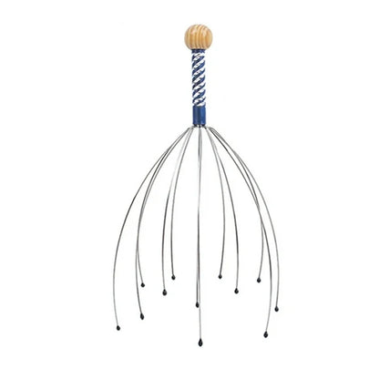 Octopus Head Massager Scalp Massager Relaxation Tiredness Metal Head Relax Massager